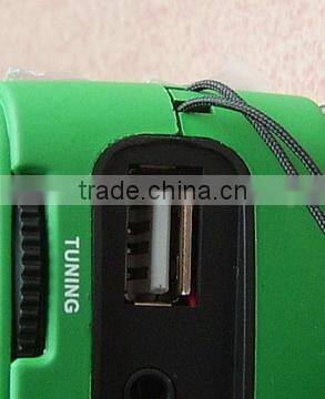 Hot sale Solar Powered AM / FM/SW Radio with Flashlight