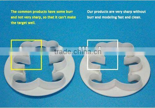 A suit of rose cake cutter,rose leaf fondant cutter set,hot selling fondant tools