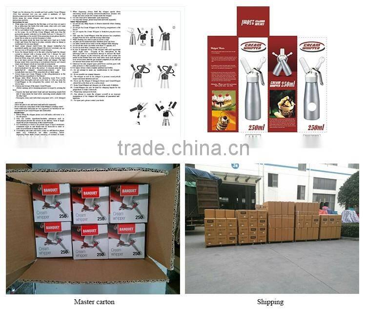 Q95*315 1000ml Aluminum Cream Whipper