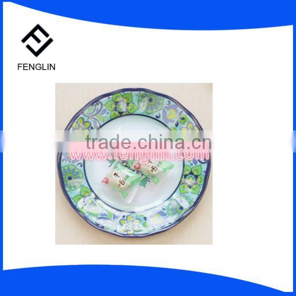 High quality Wholesale Plastic cheap custom melamine plate for dinner
