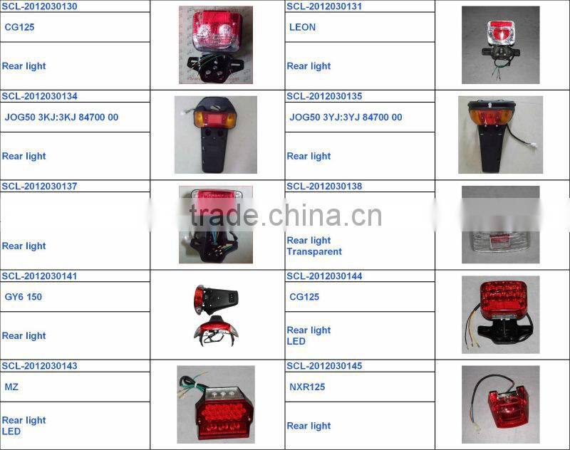 SCL-2013090071 VESPA Motorcycle Parts Motorcycle led tail lights