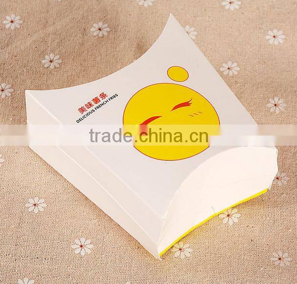 red Custom Printed Paper Fish and fried Chips paper Box