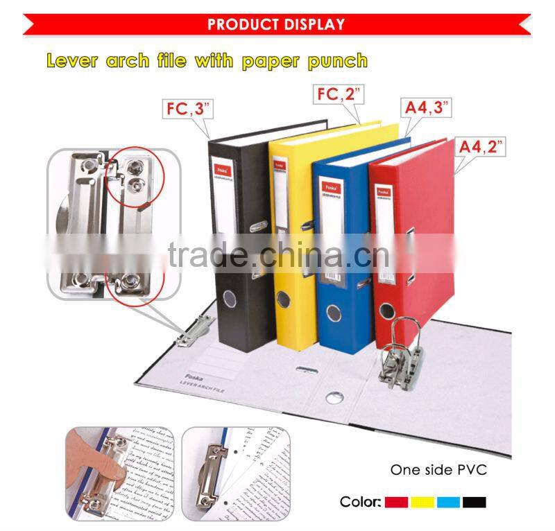 Good quality PVC A4/FC lever arch file
