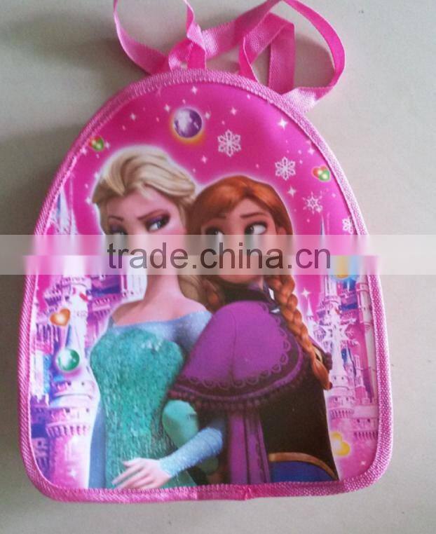 wholesale cute non woven frozen cartoon kids children school backpack