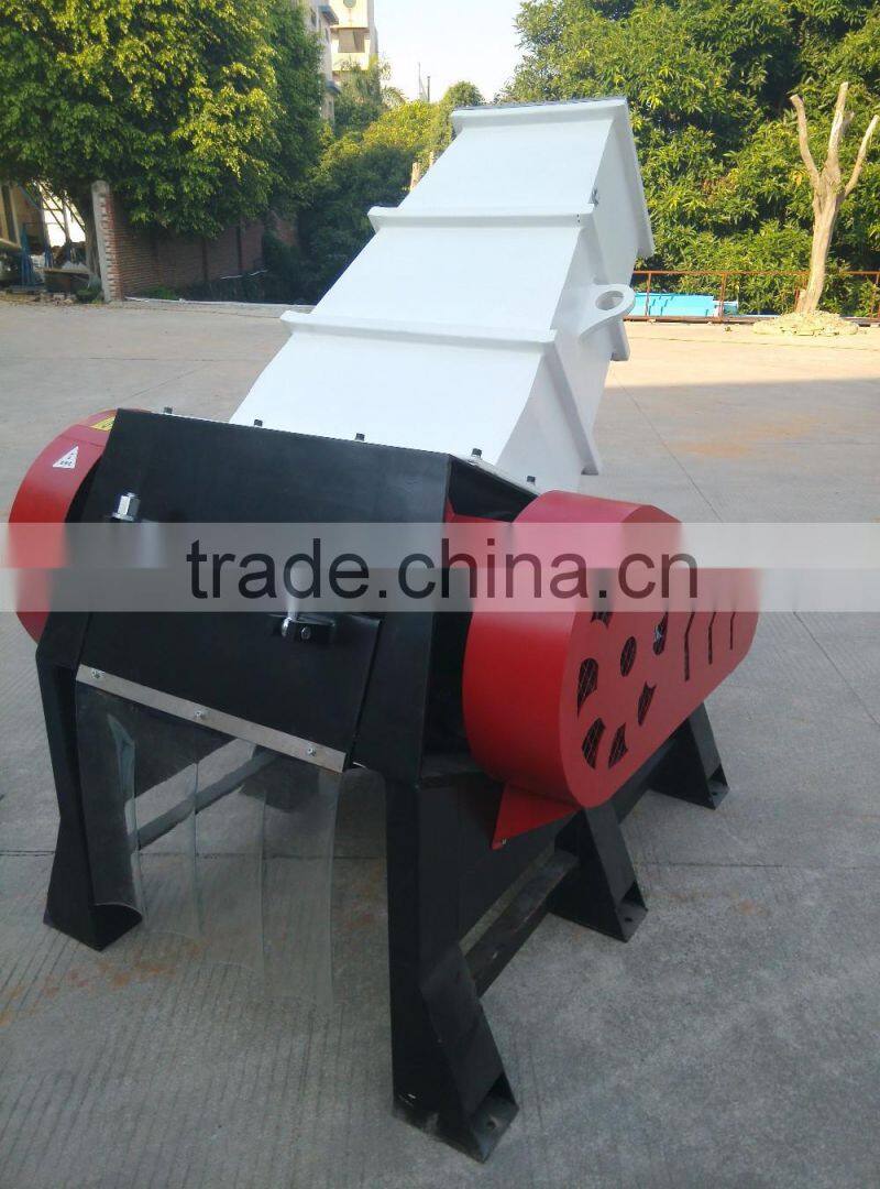 plastic pvc pipes crusher equipment with recyclying system, blower and silo