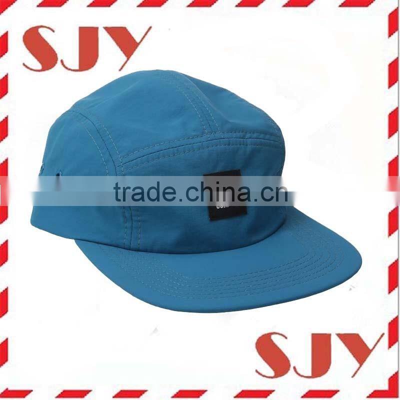 Custom-made blank 5 panel dry fit cap