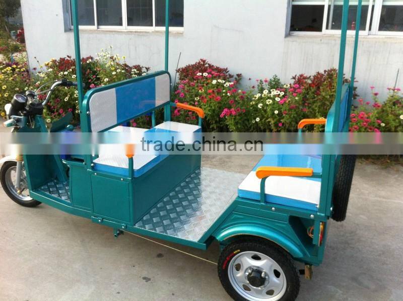 Electric tricycle e rickshaw for Indian market