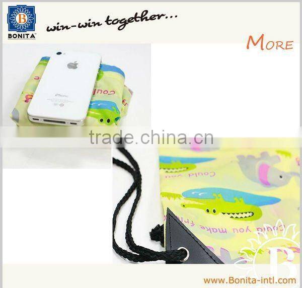 Promotion drawstring backpack, shoes drawstring bag
