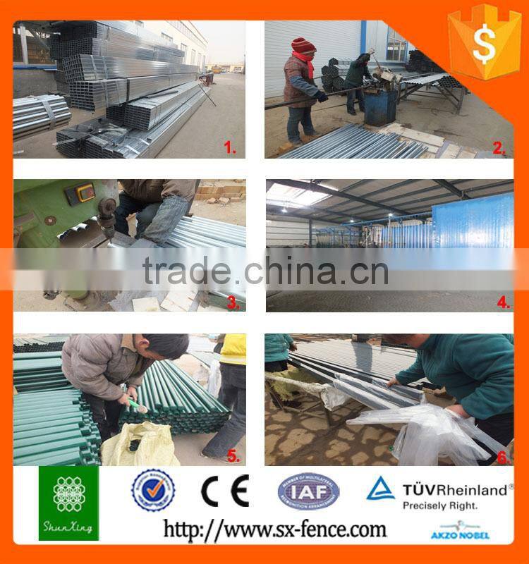 Used metal fencing posts