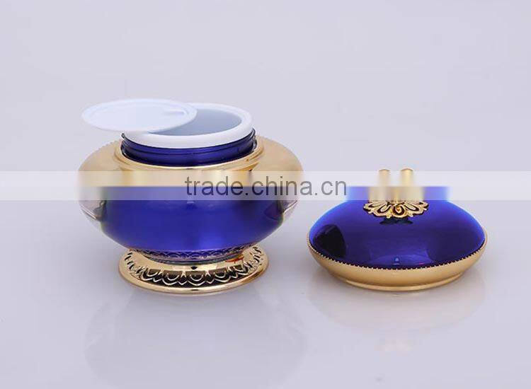 Hot Selling Acrylic cosmetic packaging wholesale plastic jar containers