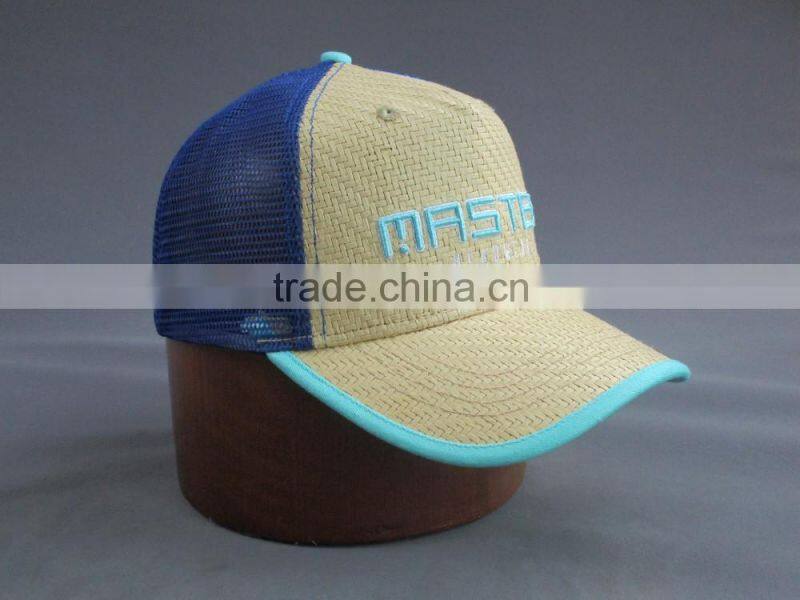 High quality custom 5 panel trucker cap with 3D embroidery