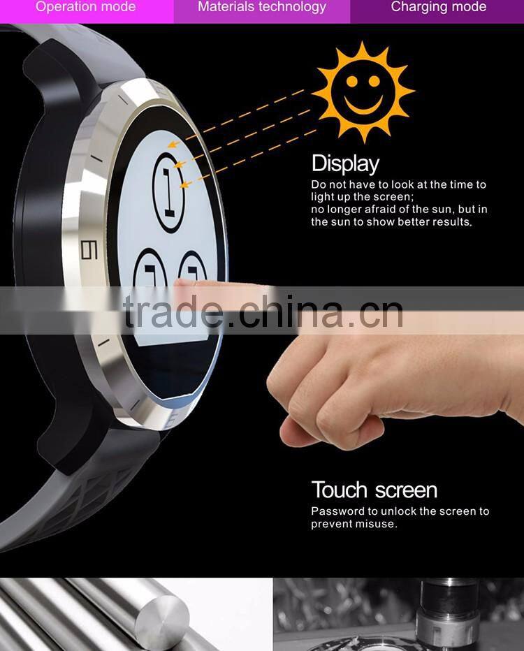 Touch screen mobile watch phone, smartwatch android with IP68 waterproof, kids cell phone watch with heart rate testing