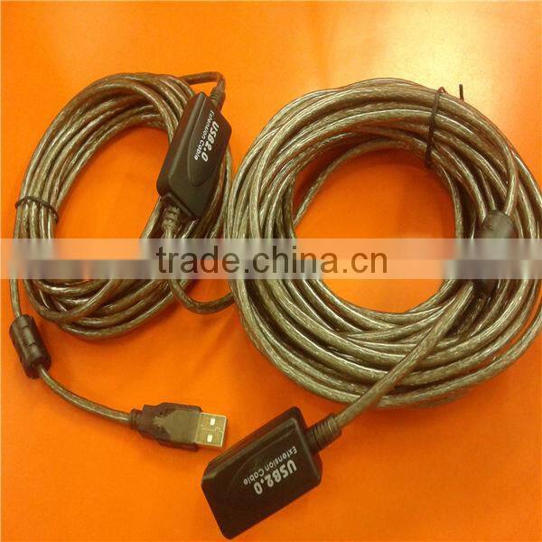 High speed usb extender cable male to female,10m active usb 2.0 PC ,10m usb cable