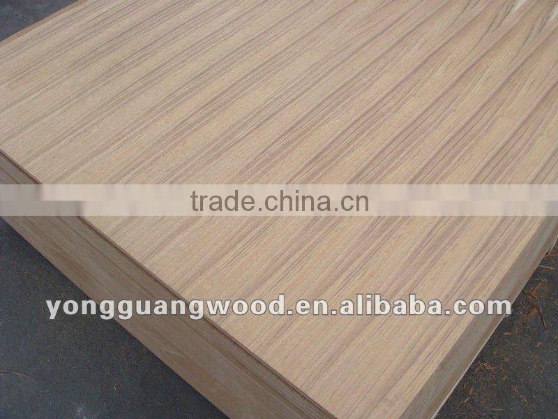 1220mmX2440mm natural teak veneer plywood