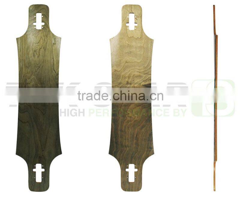 wholesale blank wood maple longboard decks