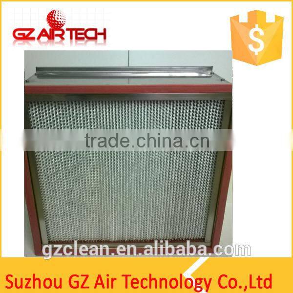 High temperature H14 Hepa Filter