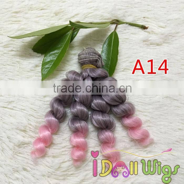Brand New 15*100cm Body Wave Hair Extension HT Resistant Wig for SD BJD Baby Dolls