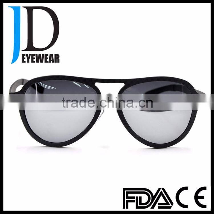 2016 Wholesale Women Cat 3 UV400 Carbon Fiber Polarized Sunglasses