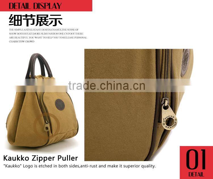 Novel Canvas Shoulder Bag Fashion Handbag Convert To A Backpack From A Shoulder Bag Pattern Shoulder Bag