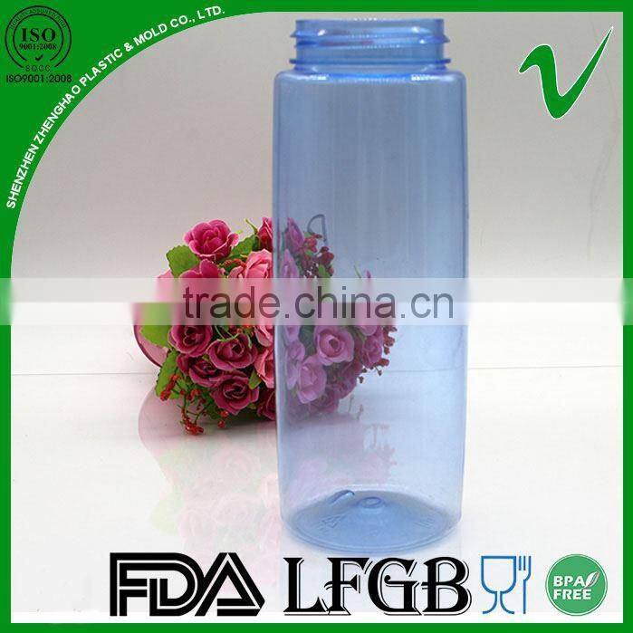 750ml PCTG wholesale custom empty clear heat resistant plastic bottle for water