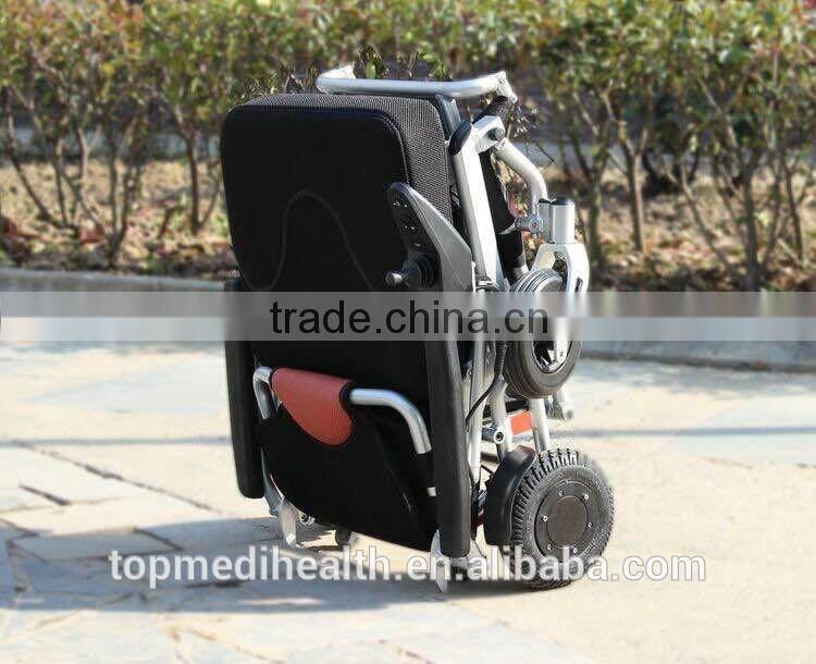 Cheap price handicapped foldable electric wheelchair