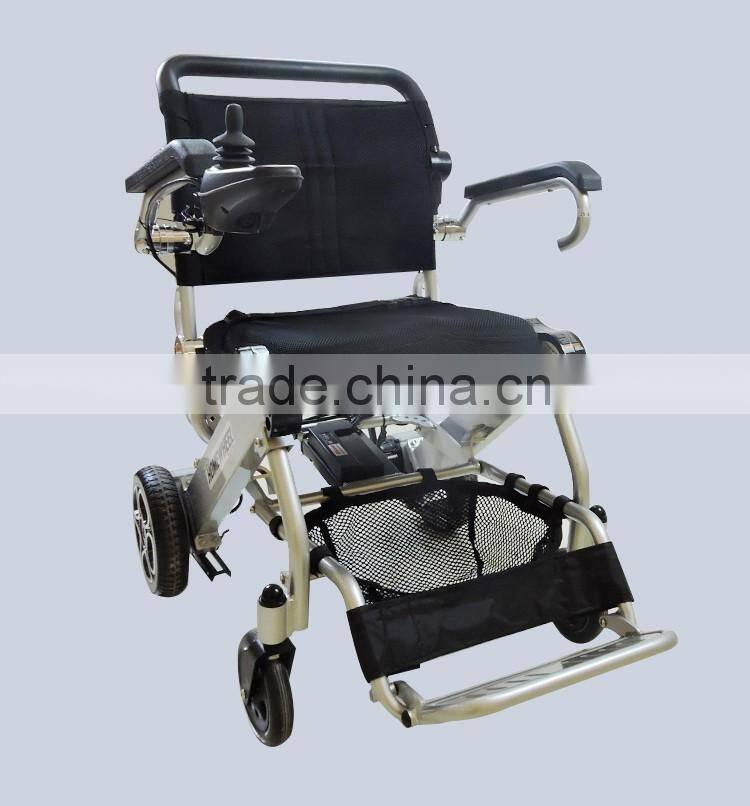 Rehabilitation Therapy Supplies Lift TEW007B Aluminum Portable Foldable Light Electric Wheelchair