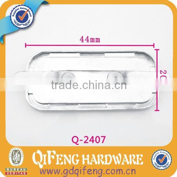 2014 Zinc alloy rectangular fashion engraved logo,luggage tag, metal logo