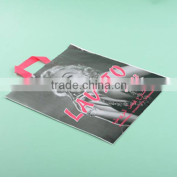 Wholesale bottom gusset po handle bag for Jeans packing