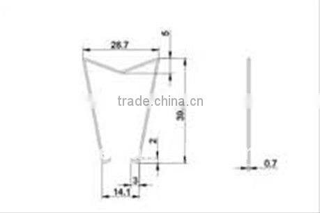 stainless steel SY SL clips widely used in relay socket fast delivery