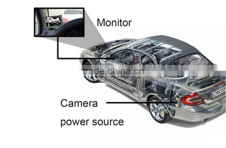 7 Inch LCD Mirror car dvd player manufacturer with 4 way CVBS