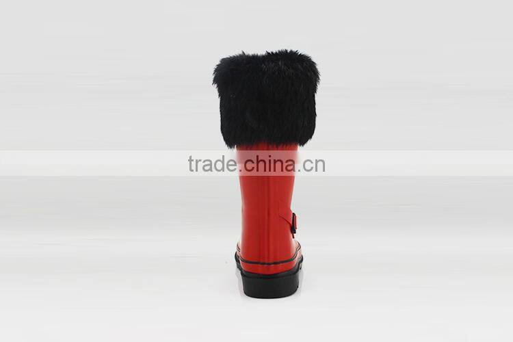 China supplier Customised designs Colorful women low cut rain boots