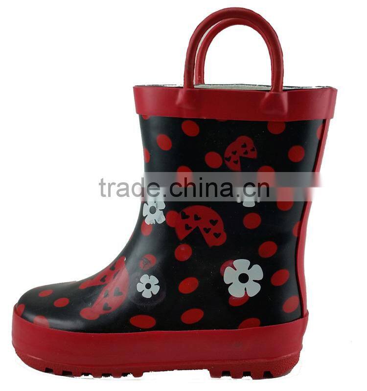 Girls cheap pvc rain boot pure color pvc rain boots