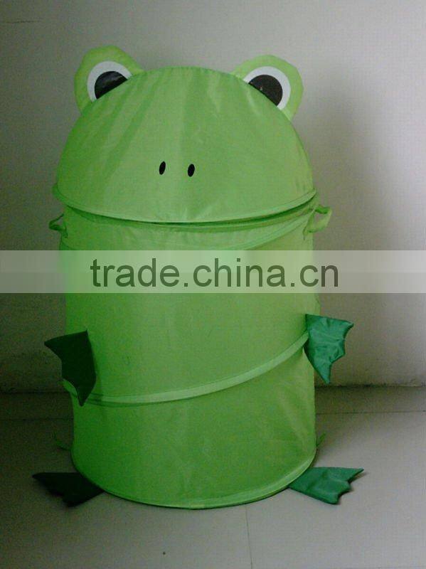 Round pup up Hamper kid toys storage cartoon elephant