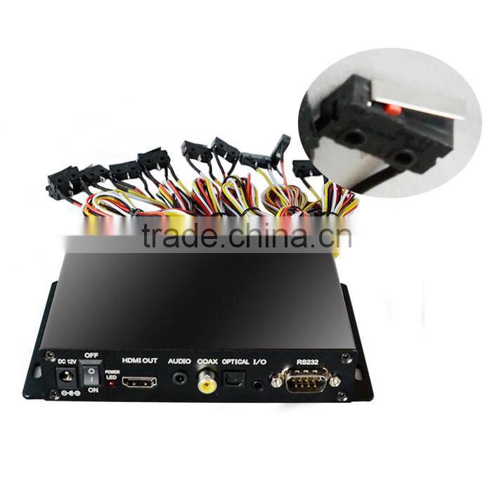 Metal Shell Full HD 1080P SD/U Disk HDD Media Player USB External multimedia player With HDMI Output Micro Switch Control