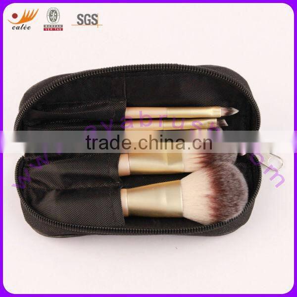 5pcs 100% Nylon Hair Wood Handle Mini/Gift Cosmetic Brush Set