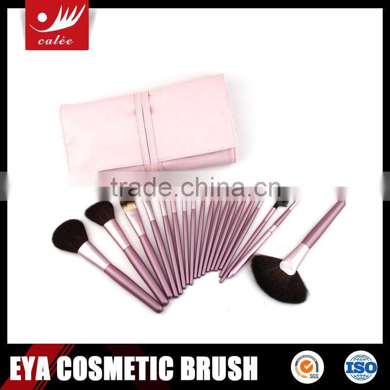 19pcs Professional Natural Hair Wood Handle Professional Makeup Brush Set