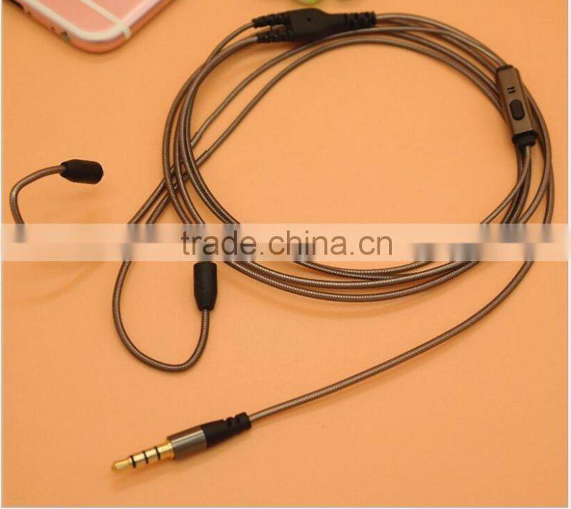 Upgrade Hifi Cable Earphone Replacement Cable Copper Repair Wire for Headphone Shure IE80 UE900