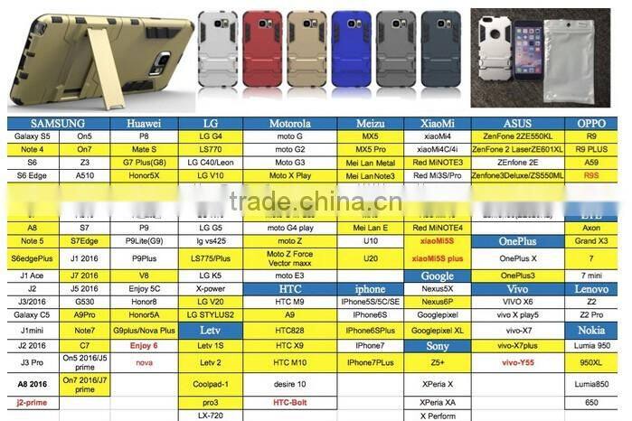 GVC Slim Hard Phone Case Robot Armor Hybrid Back Cover for Xperia XZ Compact For Sony Xperia Z5 FOR TRANSFORMER CASE KICKSTAND