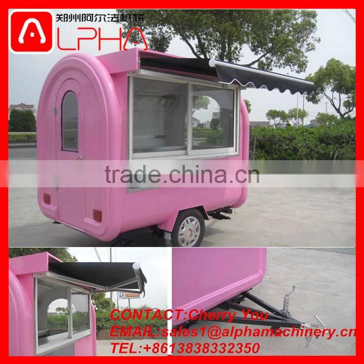 Mobile snack cart/hamburgers carts food cart for sale/hotdog food cart