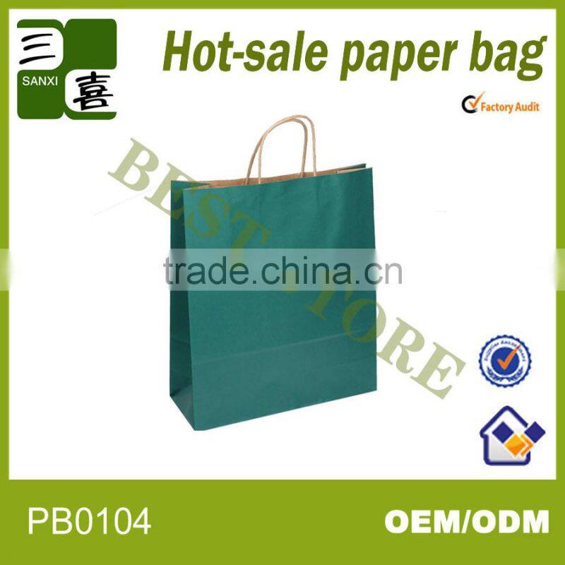 Kraft paper bag for clothes with best price made by machine