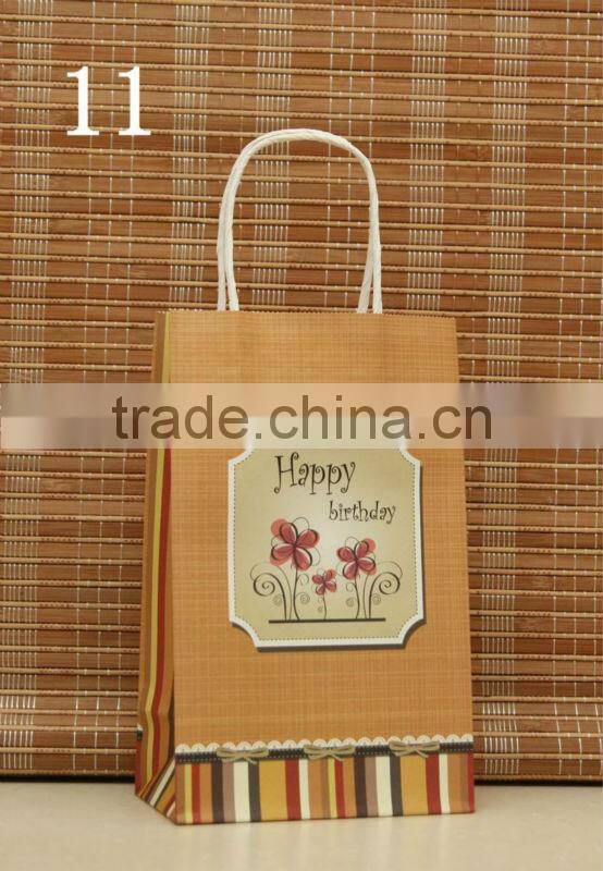 Hot Sale Customized Cartoon Gift Paper Bags Wholesale