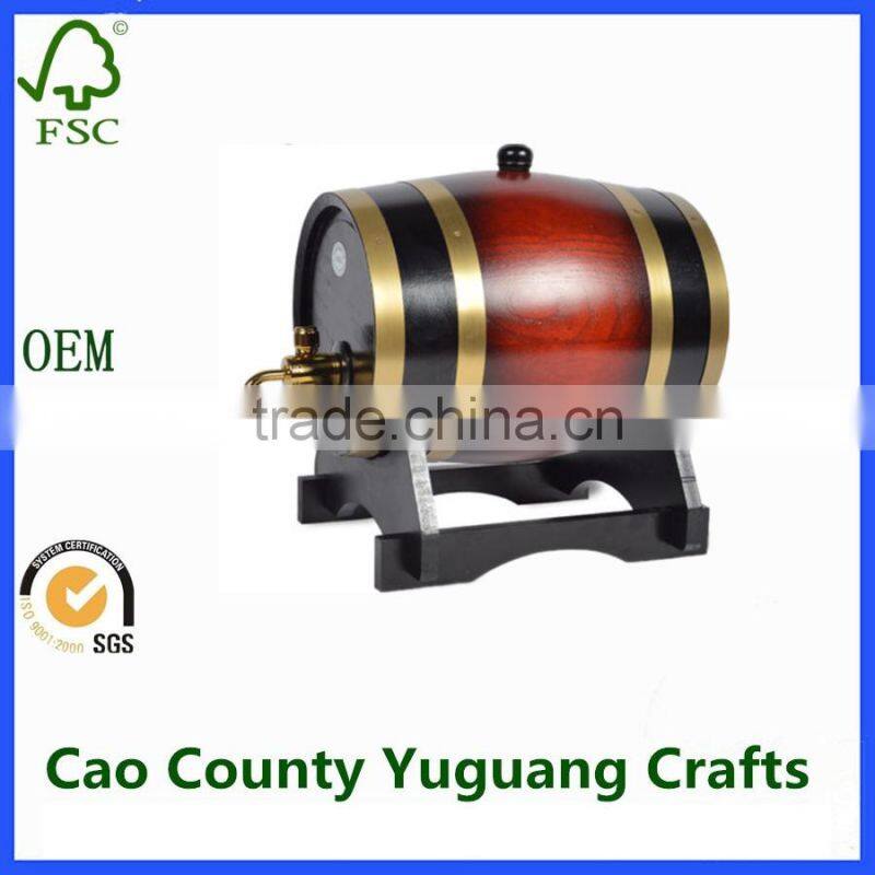 225 liter oak barrel beer whisky barrel wooden wine barrel refrigerator