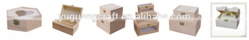 cheap wood sewing box wooden rolling box for sale