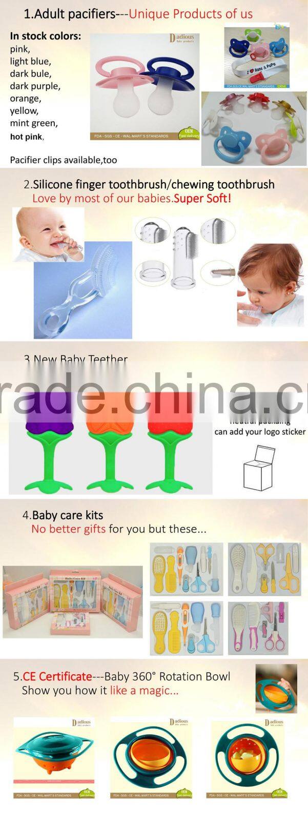 Funny Adult Sized Pacifier ABDL With Big plush Size Nipple Teat