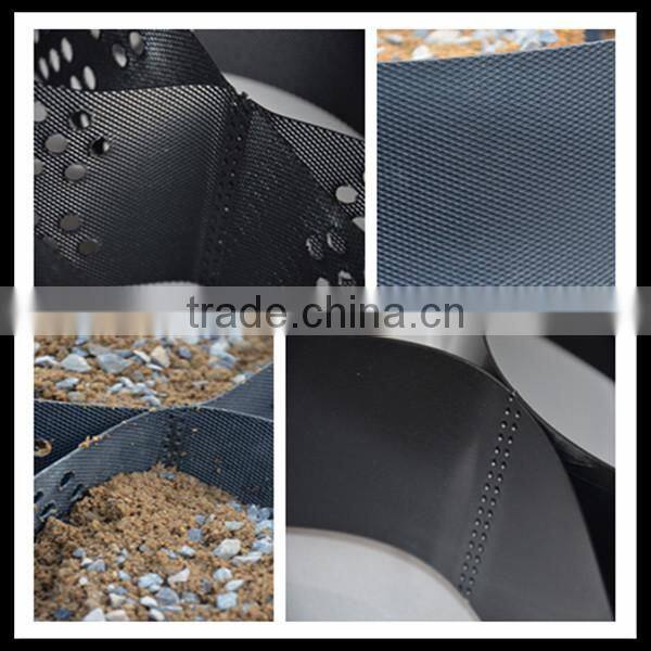 Textured HDPE Honeycomb Plastic Gravel Stabilizer Reinforced Geocell Used in Slope