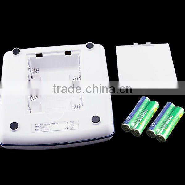 Fully Automatic Digital Upper Arm Blood Pressure Monitor Desktop Type Pulse Meter Auto Inflate Inflating / Deflate Diflating