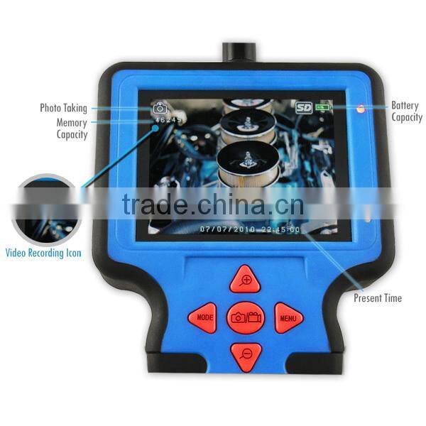 Industrial Rotation 1Meter 1M Borescope Endoscope/ Snake Scope 5.5mm Diameter Video Inspection Camera + 6x Magnification