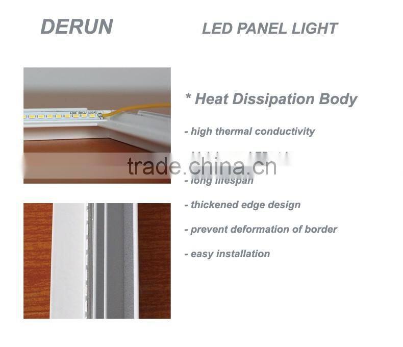 8mm Led Pannel Light Ultra Thin Square Led Panel light 300x1200 36W 48W 72W IP44 IP65 AC 85V 265V