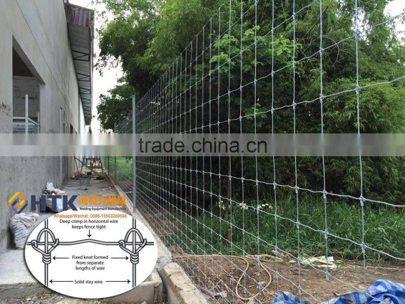 96inch Height High Speed Fixed Knot Fence Making Machine/Deer Field Farm Fence Machine