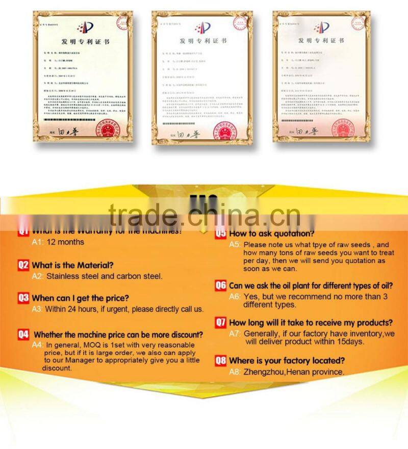 Commercial and industrial use cooking oil making machine corn oil making machine